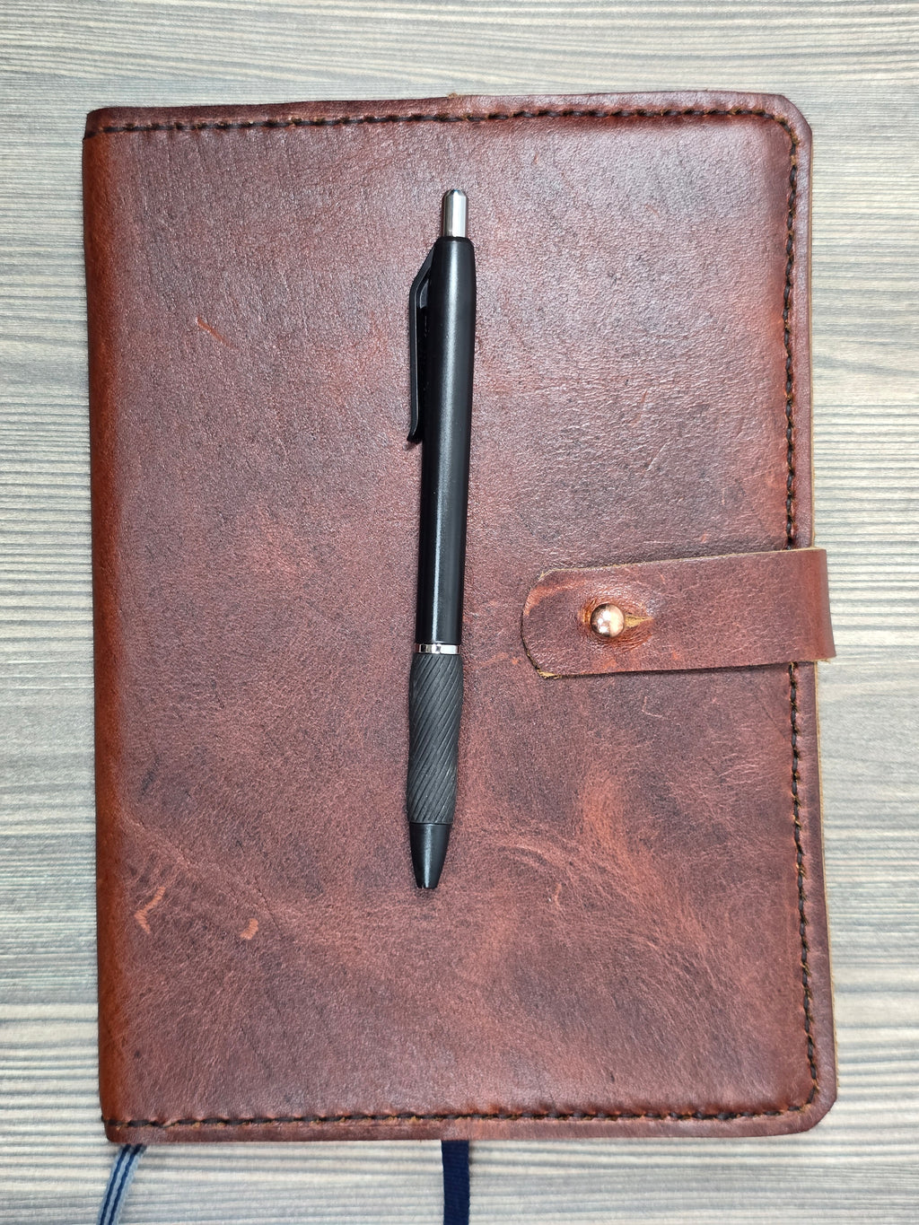 Burgundy Leather Journal Cover