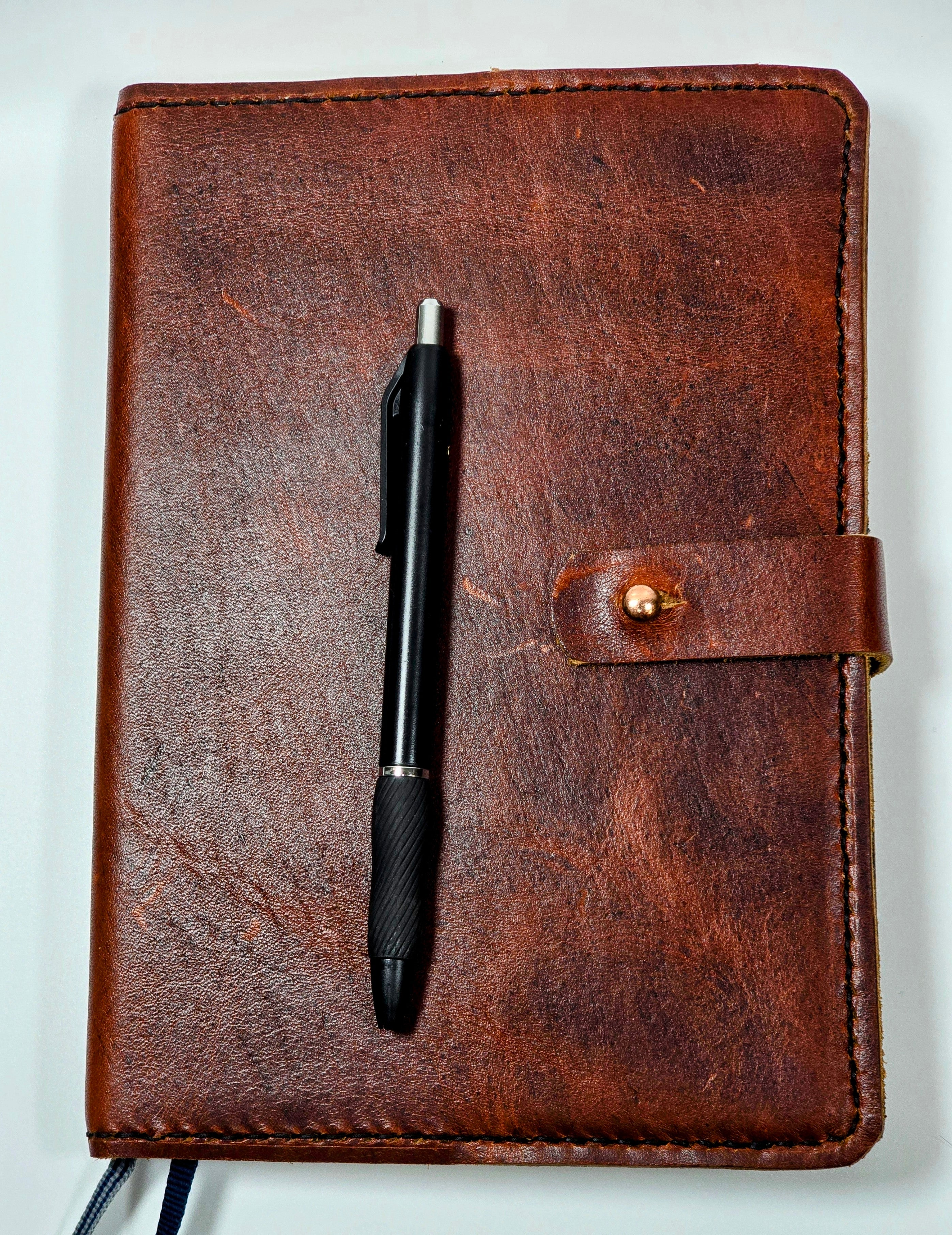 Burgundy Leather Journal Cover